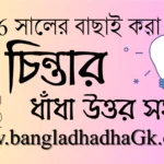 চিন্তার ধাঁধা উত্তর সহ